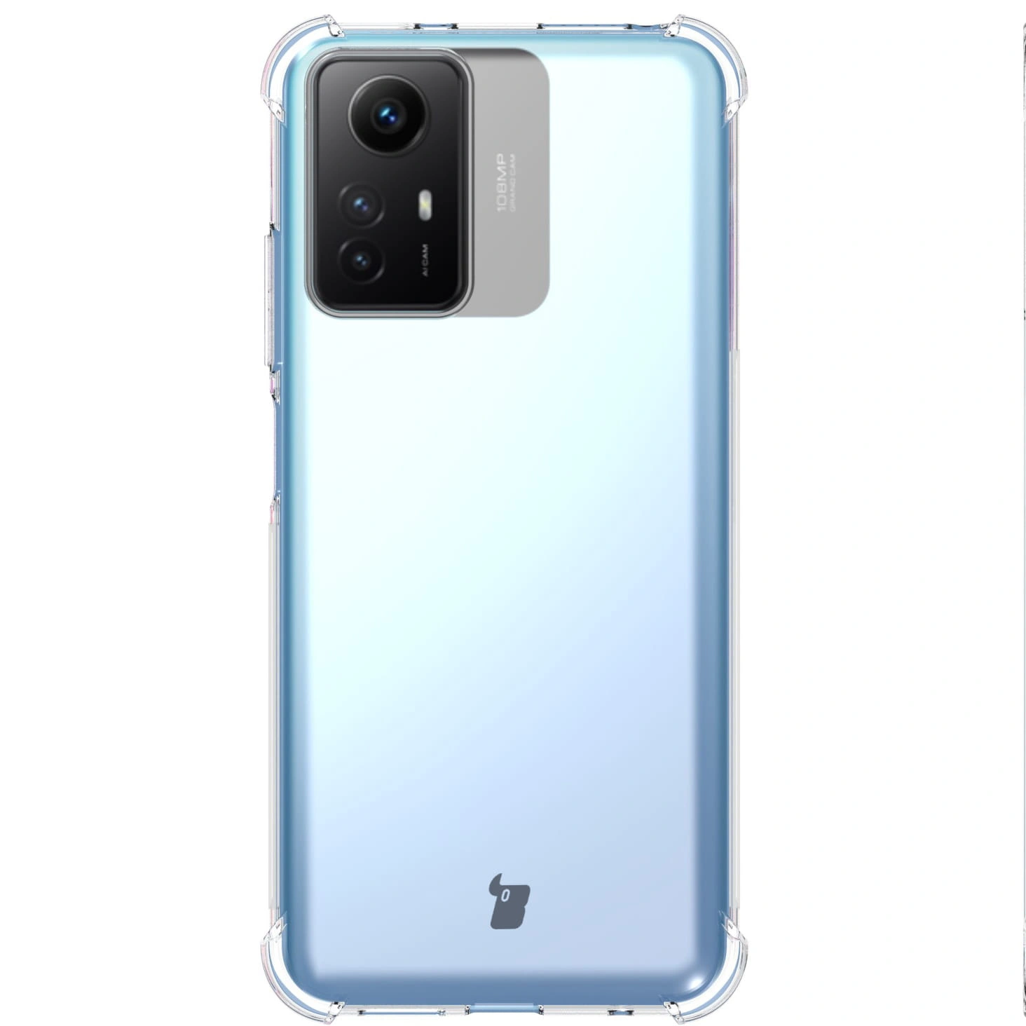 Bizon Case Clear Pack case + 2x screen glass + lens glass Xiaomi Redmi Note 12S clear