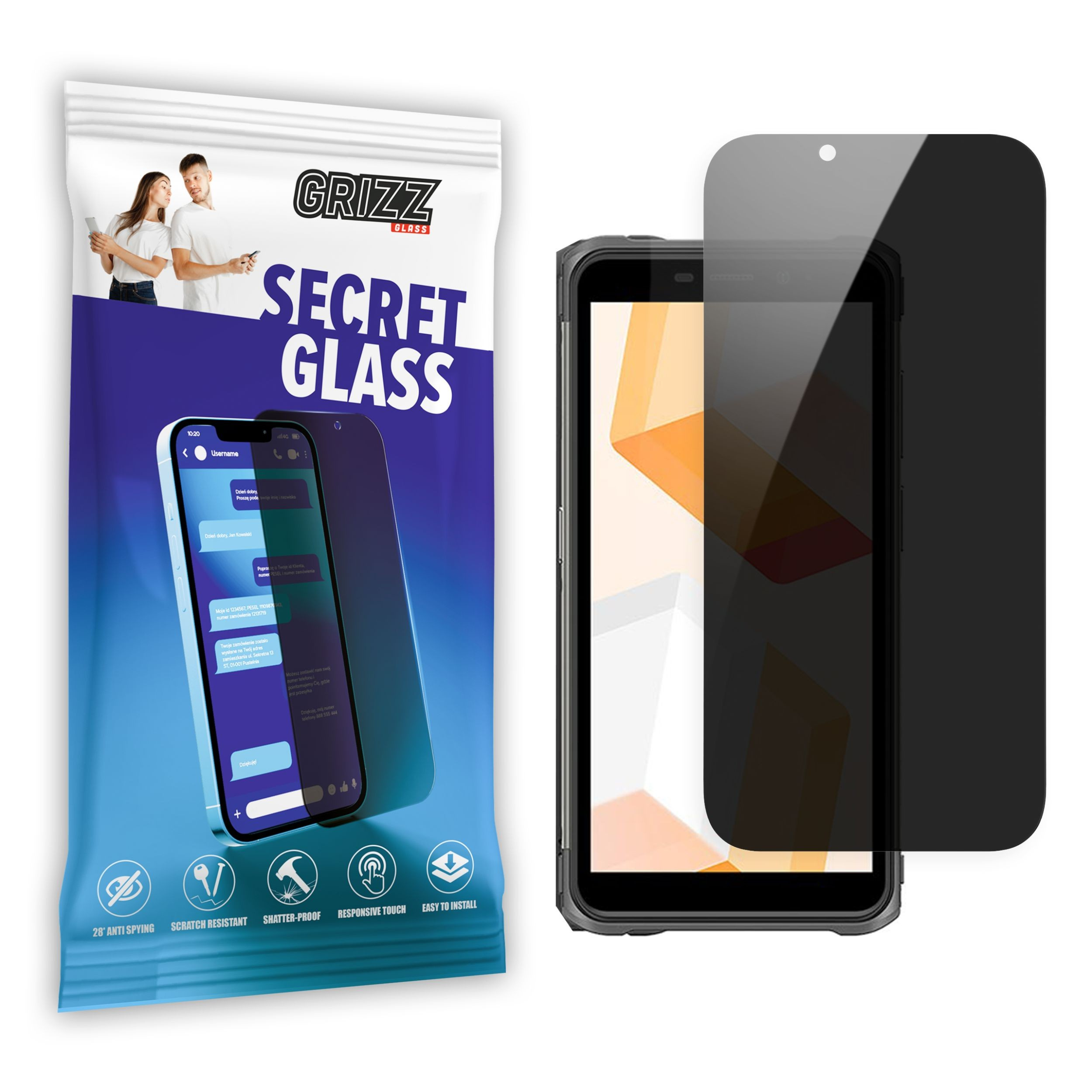 GrizzGlass SecretGlass Ulefone Armor X10