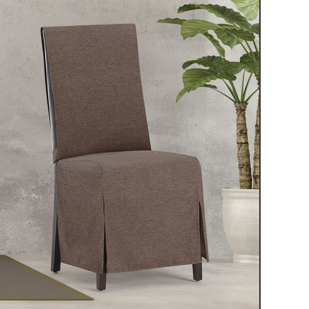 Chair Cover Eysa VALERIA Brown 40 x 135 x 45 cm 2 Units