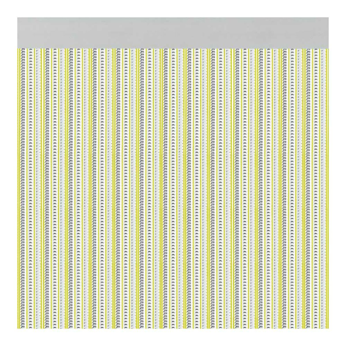 Vorhang Acudam Brescia Türen Gelb Außenbereich PVC Aluminium 90 x 210 cm