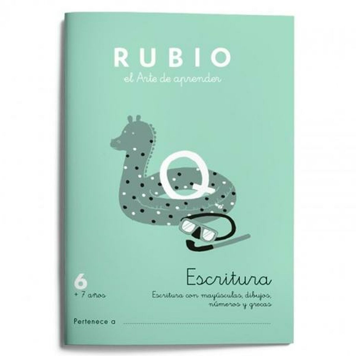 Writing and calligraphy notebook Rubio Nº06 A5 Spanish 20 Sheets (10Units)