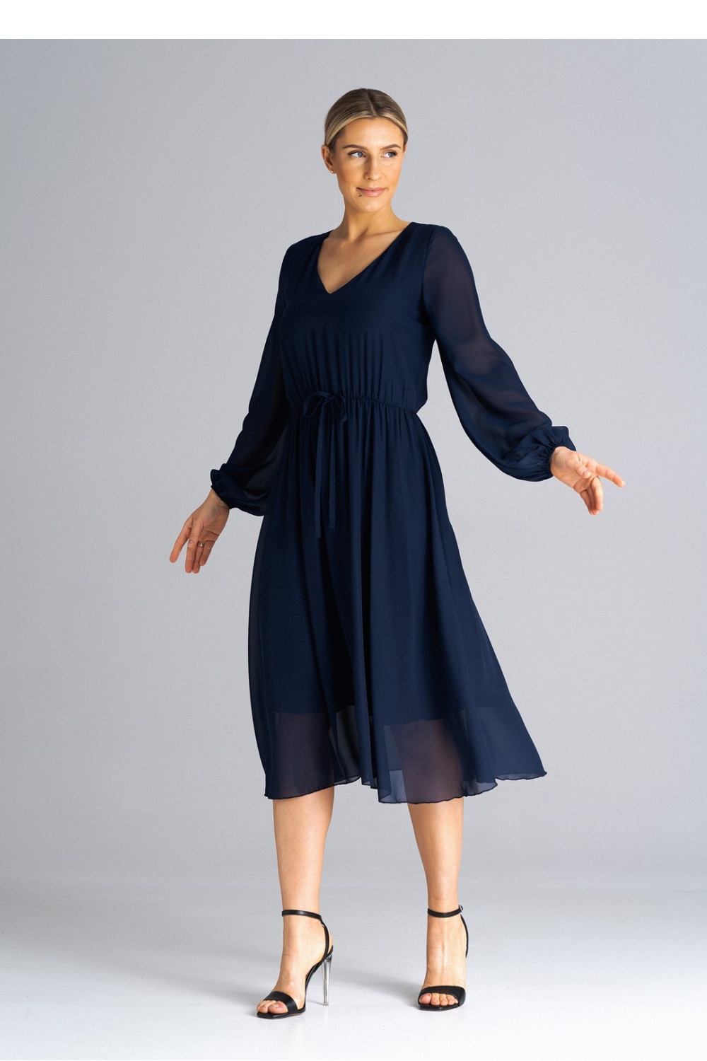  Daydress model 180861 Figl  navy blue