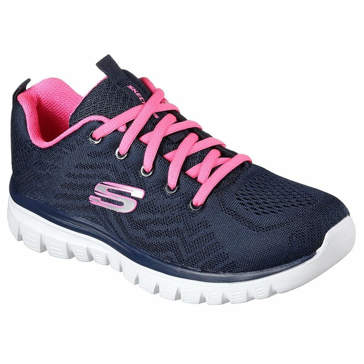 Walking Shoes for Women Skechers Graceful-Get Connected Multicolour