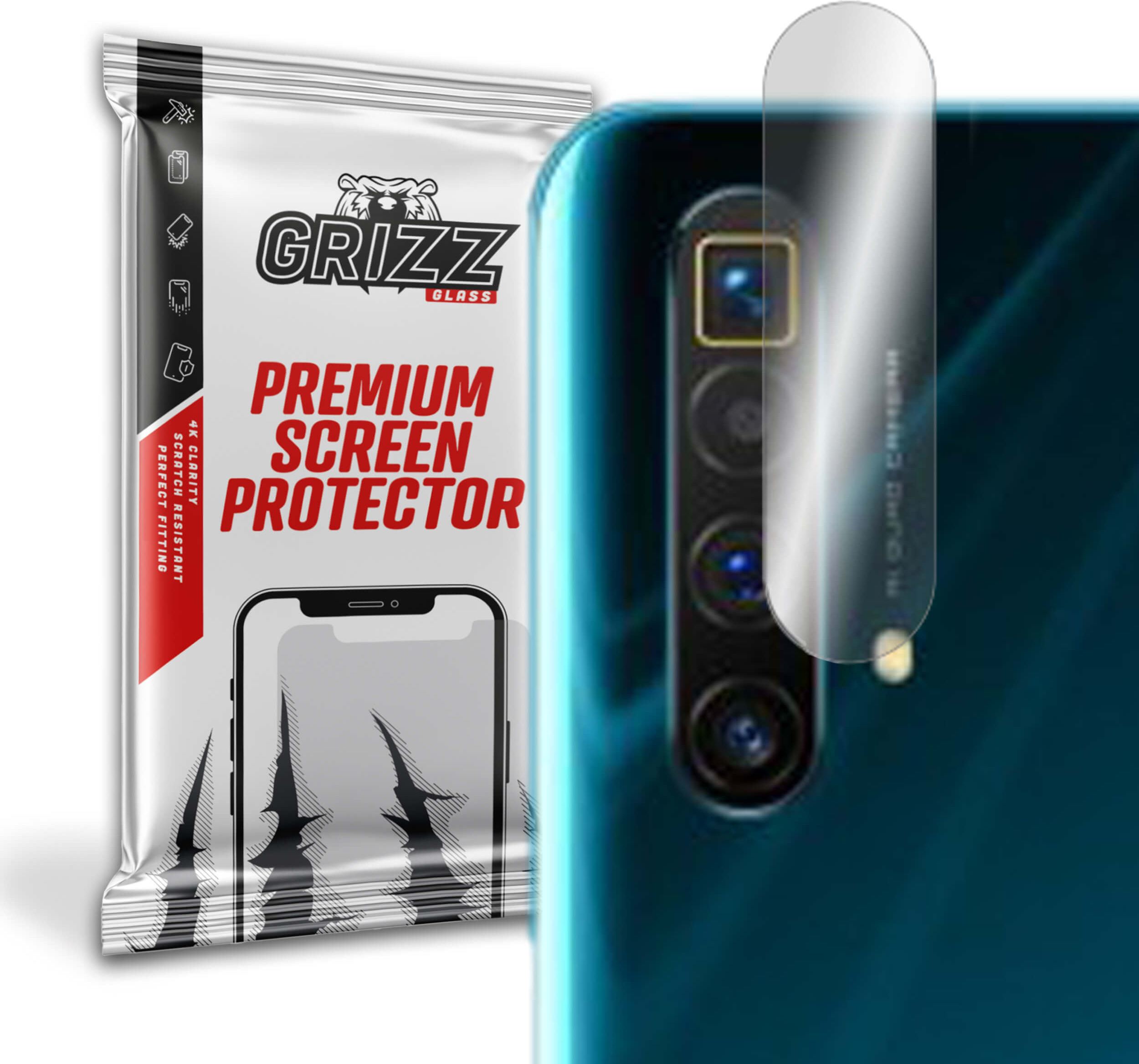 GrizzGlass HybridGlass Camera Realme X3 5G