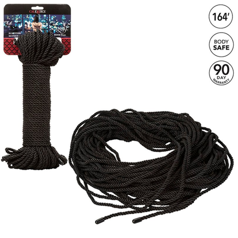 CALEXOTICS - SCANDAL BLACK BDSM ROPE 50 M