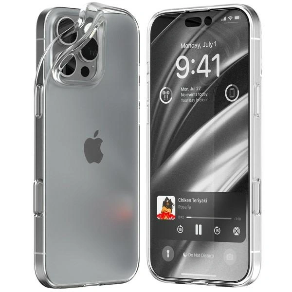 Etui Mercury Jelly Clear do Apple iPhone 16 Pro Max przezroczysty