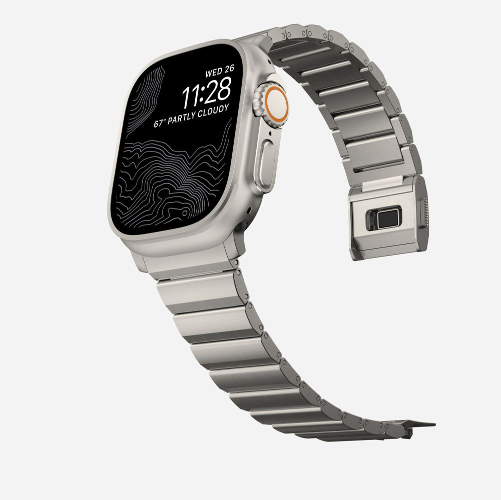 Tech-Protect SteelBand Apple Watch 4/5/6/7/8/9/SE/Ultra 1/2 42/44/45/49mm titanium