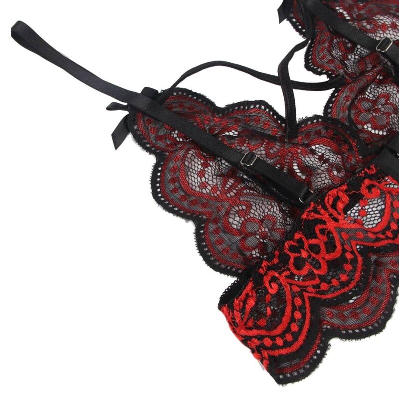 SUBBLIME SET - TWO PIECES SET LACE TOP AND PANTIES L/XL
