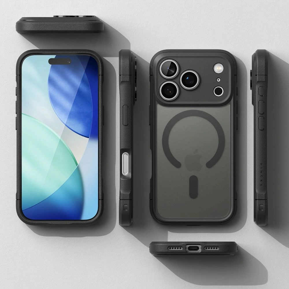 Etui Ringke Fusion Bold Magnetic MagSafe do Apple iPhone 17 Pro Matte Black