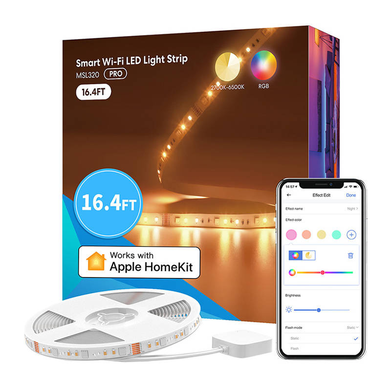 Meross MSL320 Wi-Fi 5m RGBWW smart LED strip (Homekit)