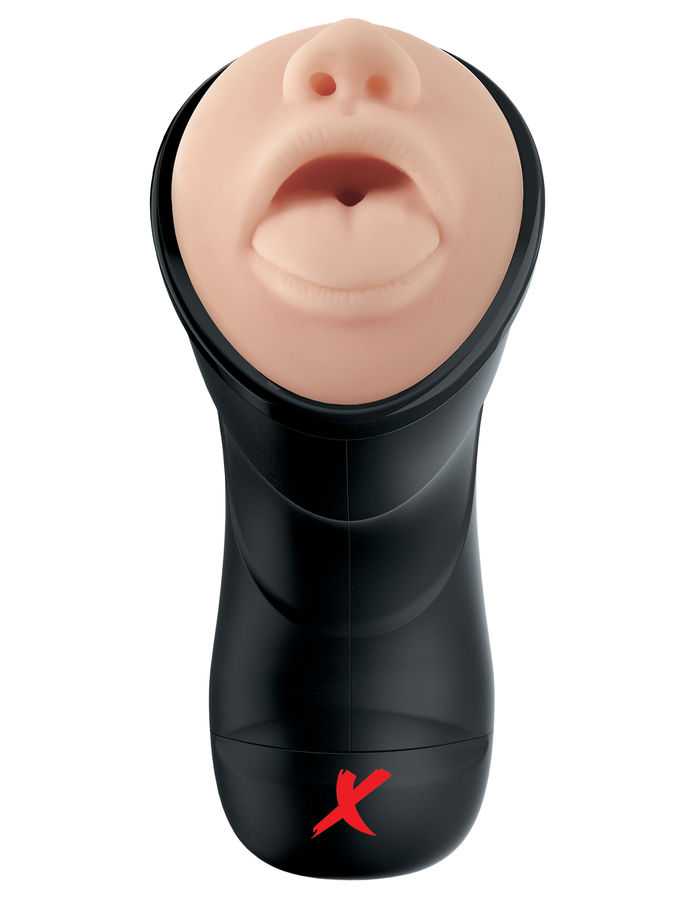 PDX ELITE DEEP THROAT VIBRATING STROKER