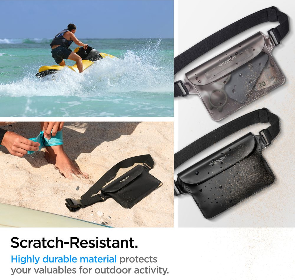 Spigen A620 Universal Waterproof Waist Bag Black