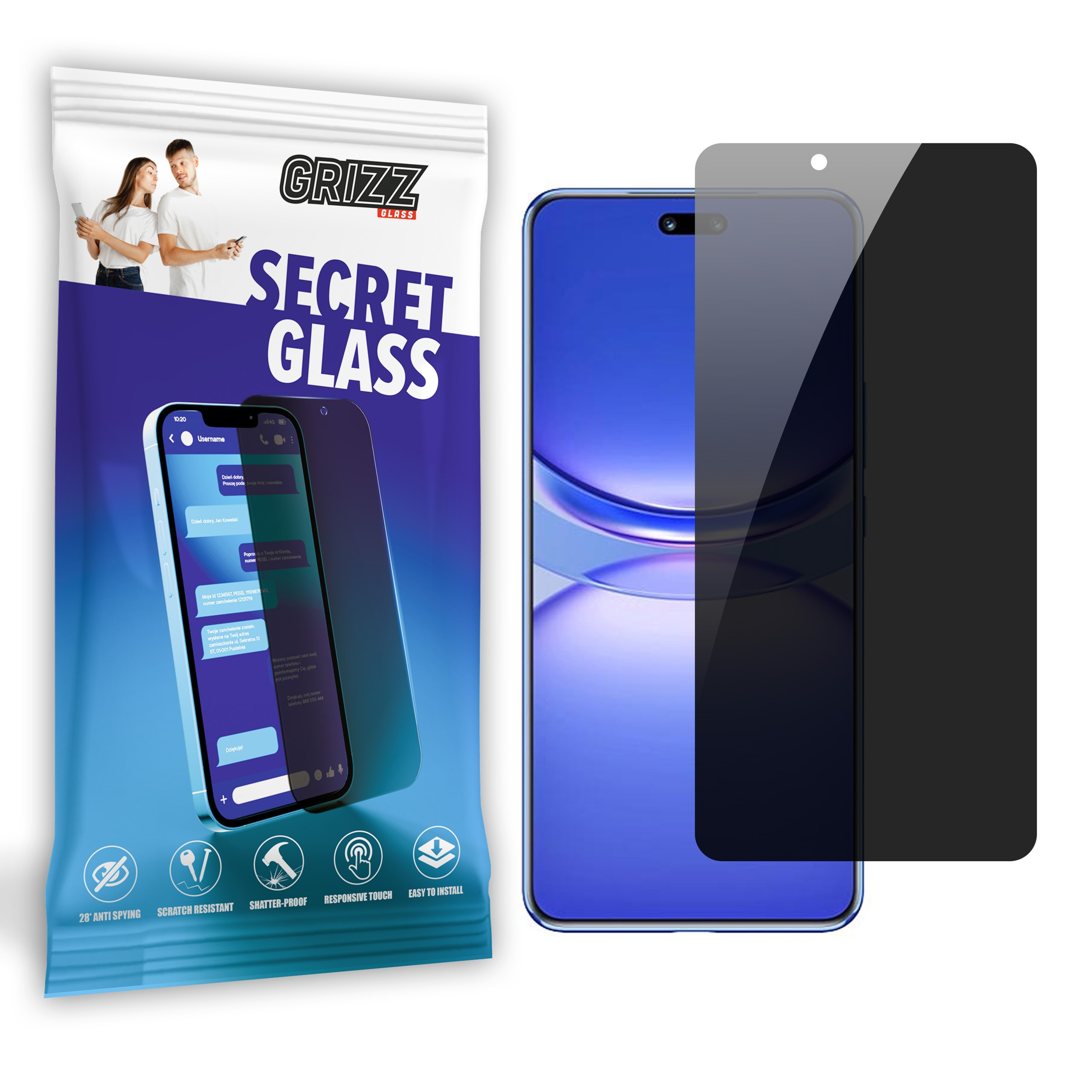 GrizzGlass SecretGlass Huawei nova 12 Pro