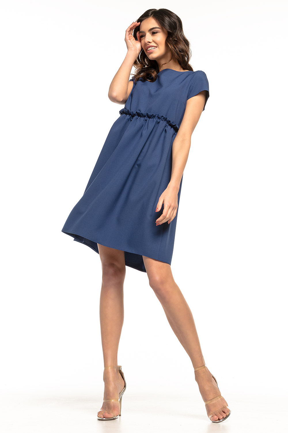 Alltagskleid model 127930 Tessita marineblau Damen