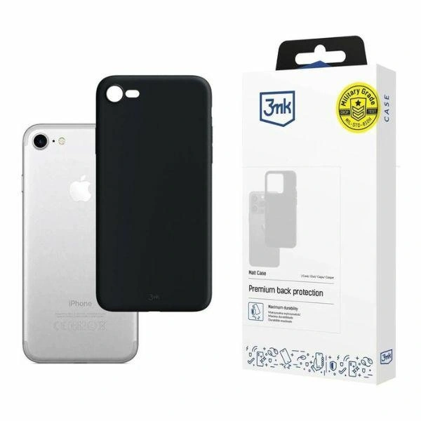Case 3MK Matt Case Apple iPhone 7/8 black
