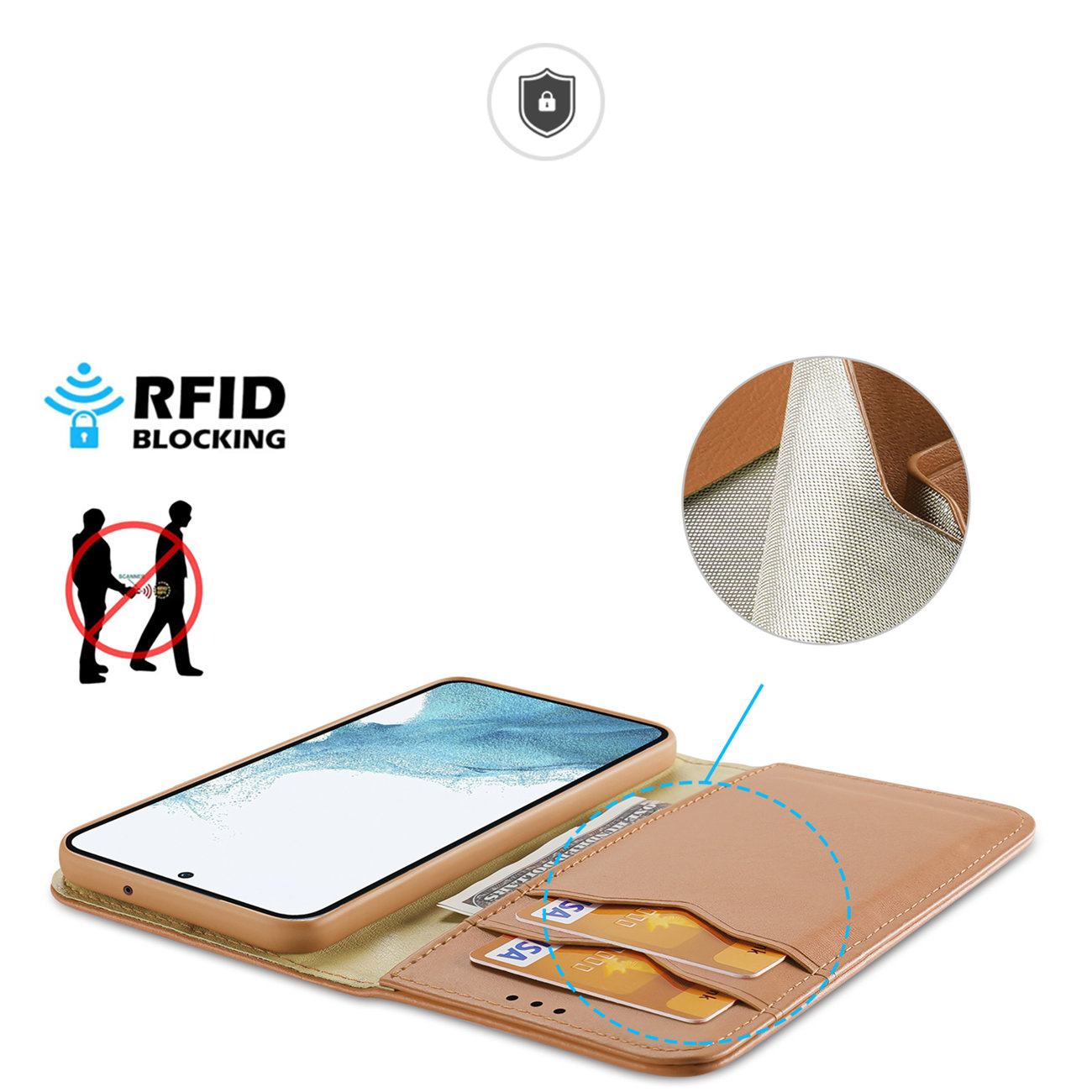 Dux Ducis Hivo Samsung Galaxy S23+ Plus brown