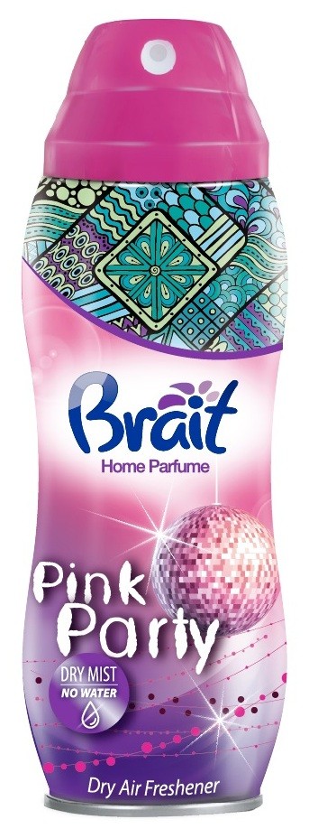 Brait Dry Air Freshener Suchy odświeżacz powietrza Pink Party  300ml