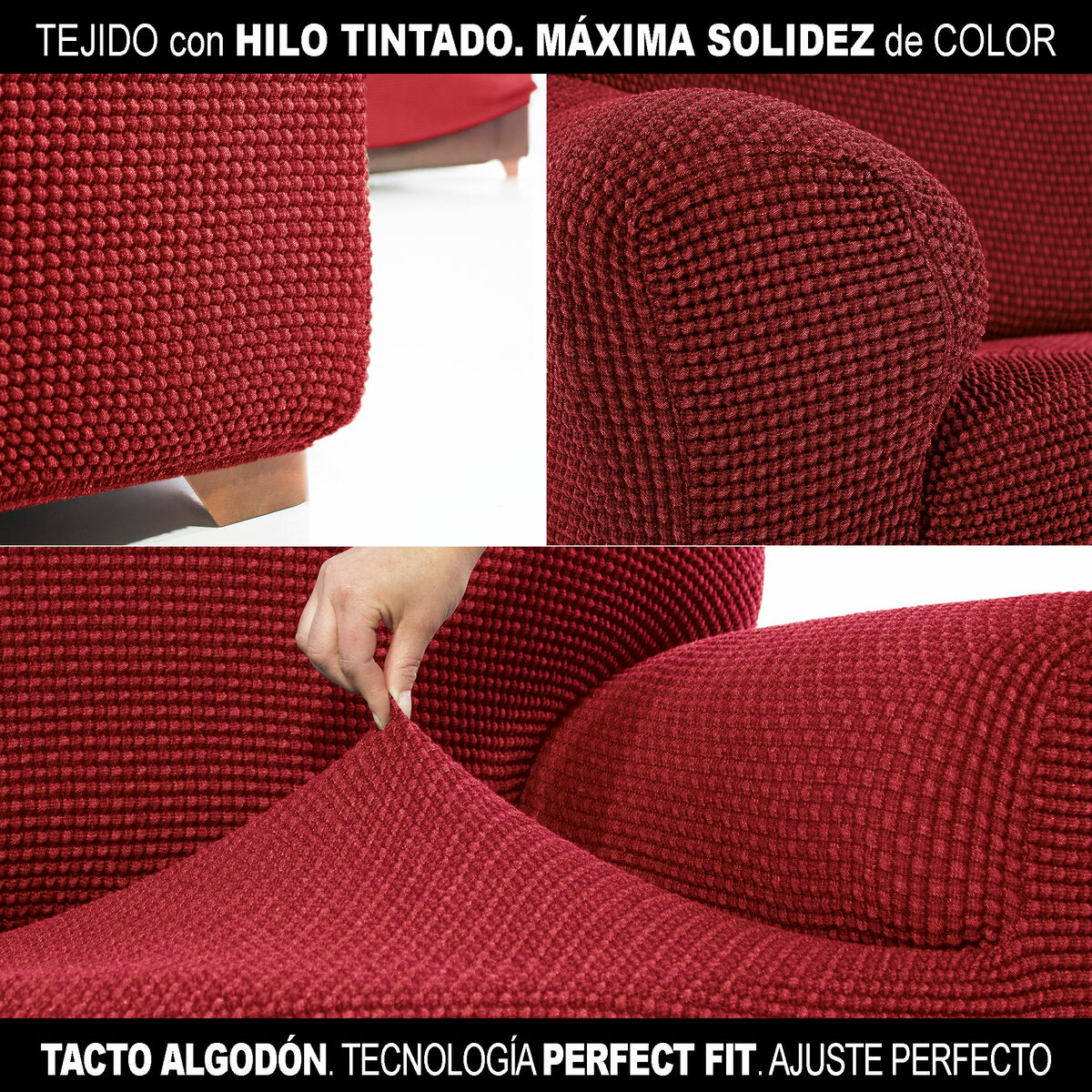 Chaise longue cover with short right arm Sofaskins NIAGARA 210 - 340 cm Chaise longue cover with short right arm Sofaskins NIAGARA 210 - 340 cm