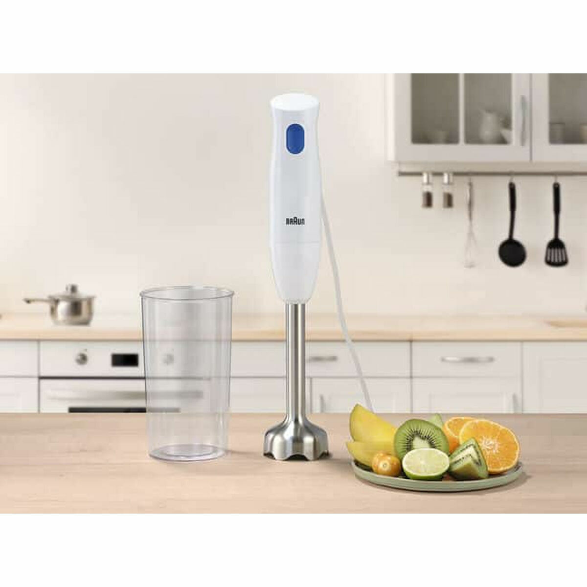 Cup Blender Braun MQ10.001MWH White 450 W Cup Blender Braun MQ10.001MWH White 450 W