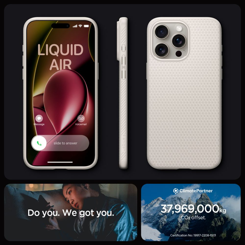 Spigen Liquid Air Apple iPhone 15 Pro Max Natural Titanium
