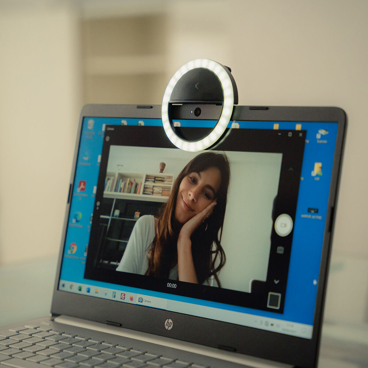 Rechargeable Selfie Ring Light KSIX 3W Rechargeable Selfie Ring Light KSIX 3W