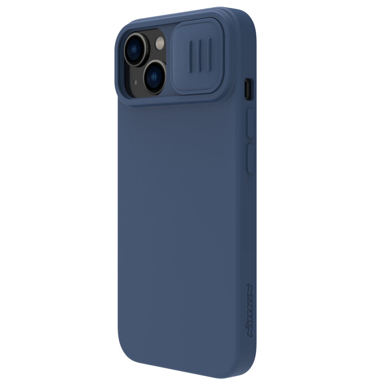 Nillkin CamShield Silky Silicone Case Apple iPhone 15 Plus / 14 Plus dark blue
