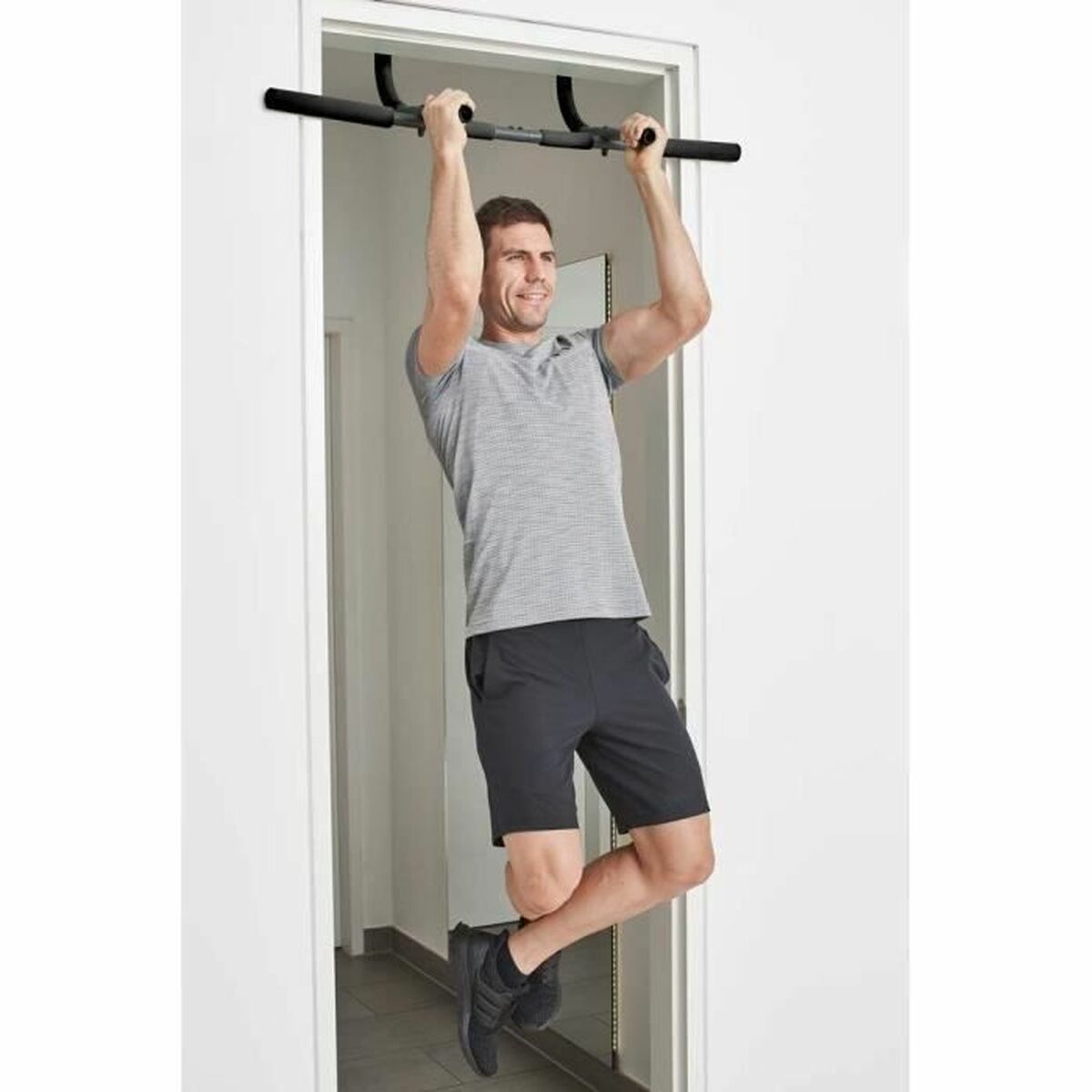Pull-up Bar Schildkröt Black Metal Steel Iron ABS TPE Foam EVA