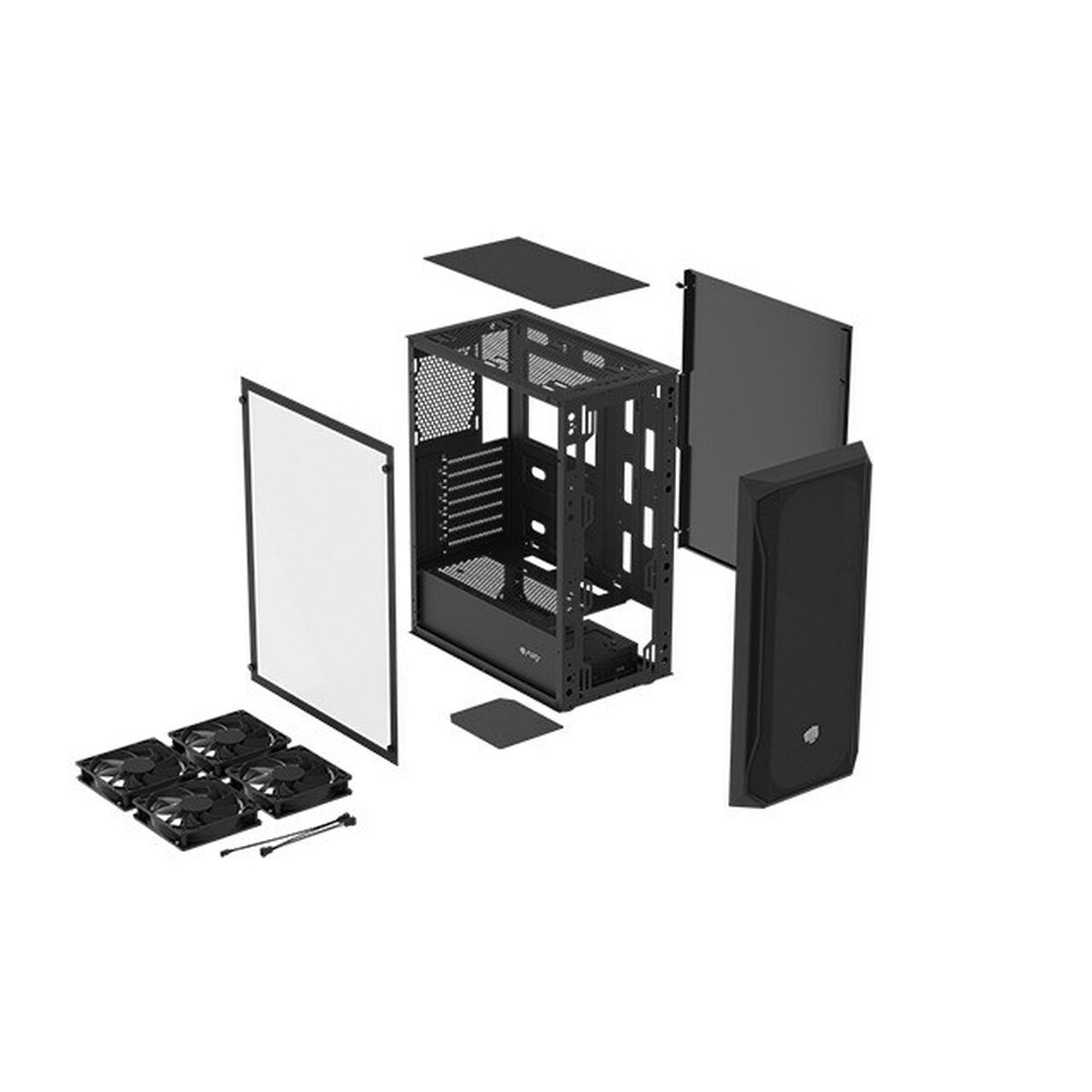 ATX Semi-tower Box Fury NFO-2152 Black ATX Semi-tower Box Fury NFO-2152 Black