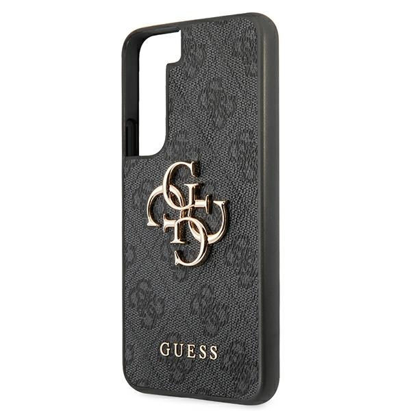 Guess GUHCS22S4GMGGR Samsung Galaxy S22 grey hardcase 4G Big Metal Logo
