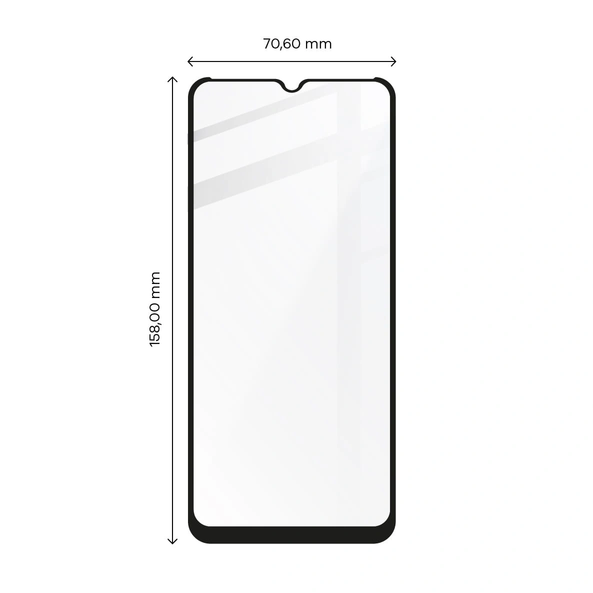 Bizon Glass Edge Realme C35 black