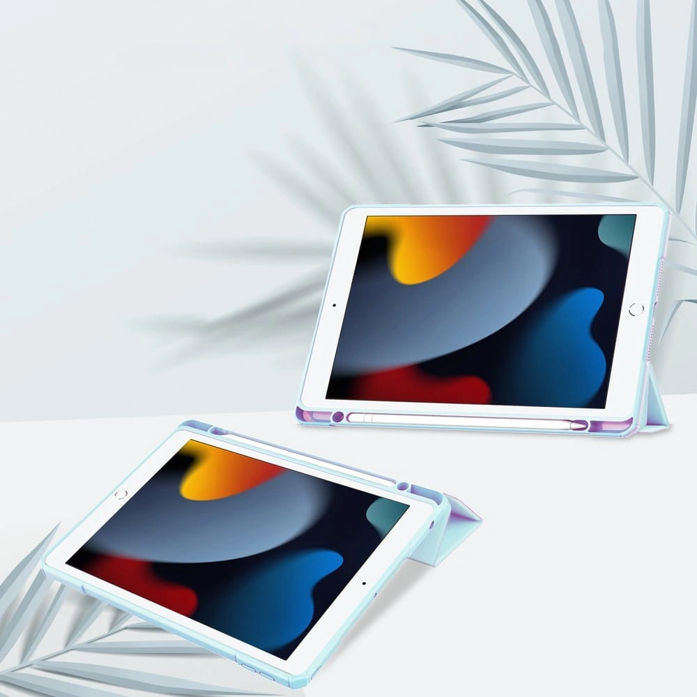 Bizon Case Tab Clear Matt Apple iPad 9/8/7 10.2 2021/2020/2019 blue