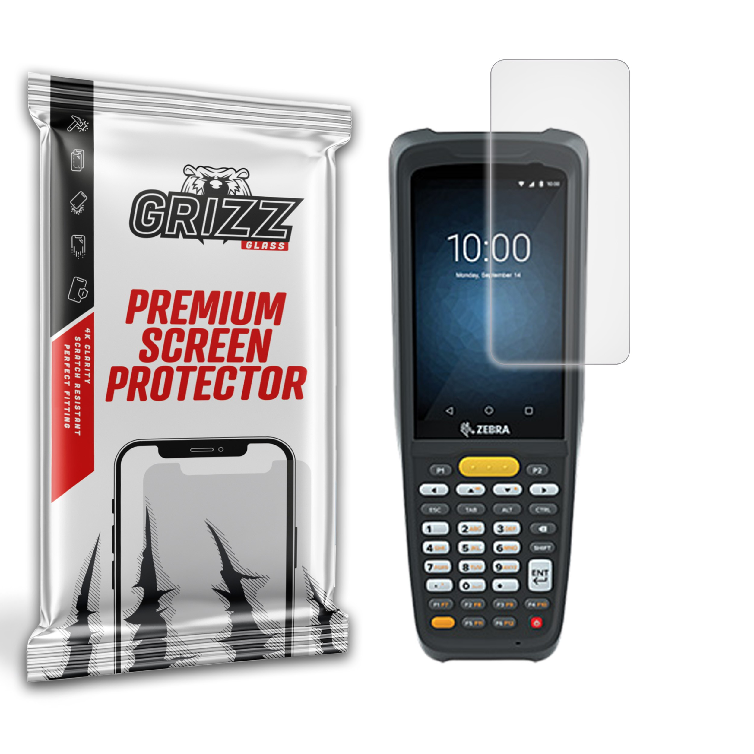 GrizzGlass PaperScreen Zebra MC220
