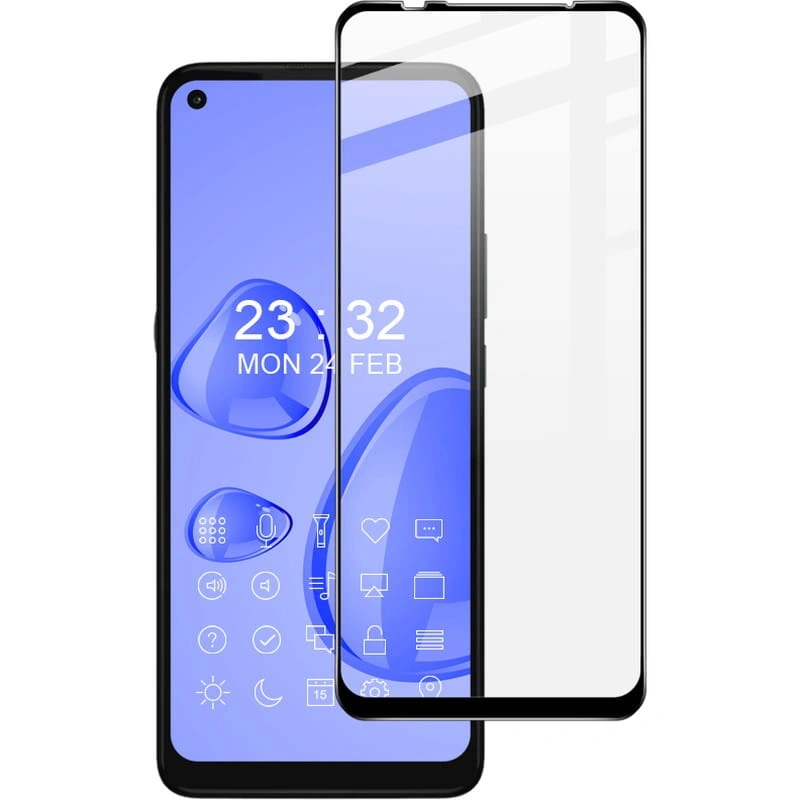 Bizon Glass Edge Moto G9 Power black
