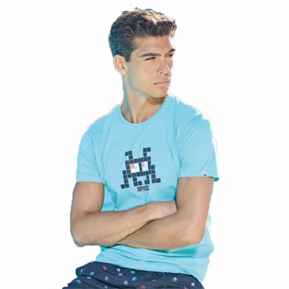 Men’s Short Sleeve T-Shirt Alphaventure Alphadventure Budai Sky blue