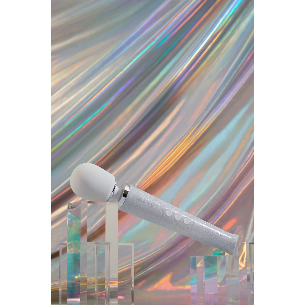Vibrator Le Wand All That Glimmers Set White Vibrator Le Wand All That Glimmers Set White
