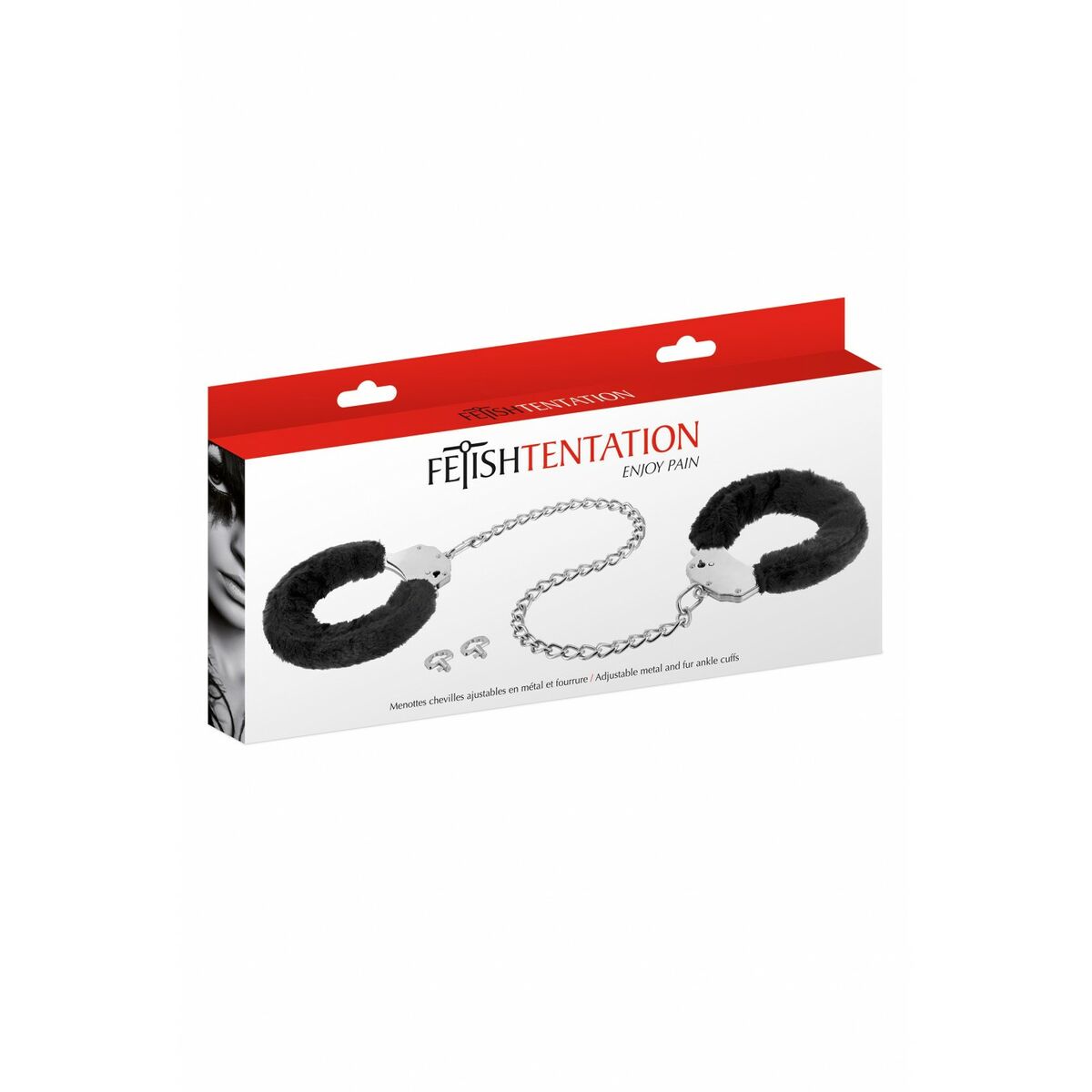 Hog Tie & Cuff Set Fetish Tentation Black