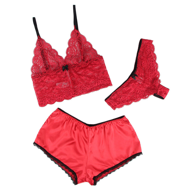 SUBBLIME - 953898 SILK AND LACE NIGHTGOWN + PANTIES RED S/M SUBBLIME - 953898 SILK AND LACE NIGHTGOWN + PANTIES RED S/M