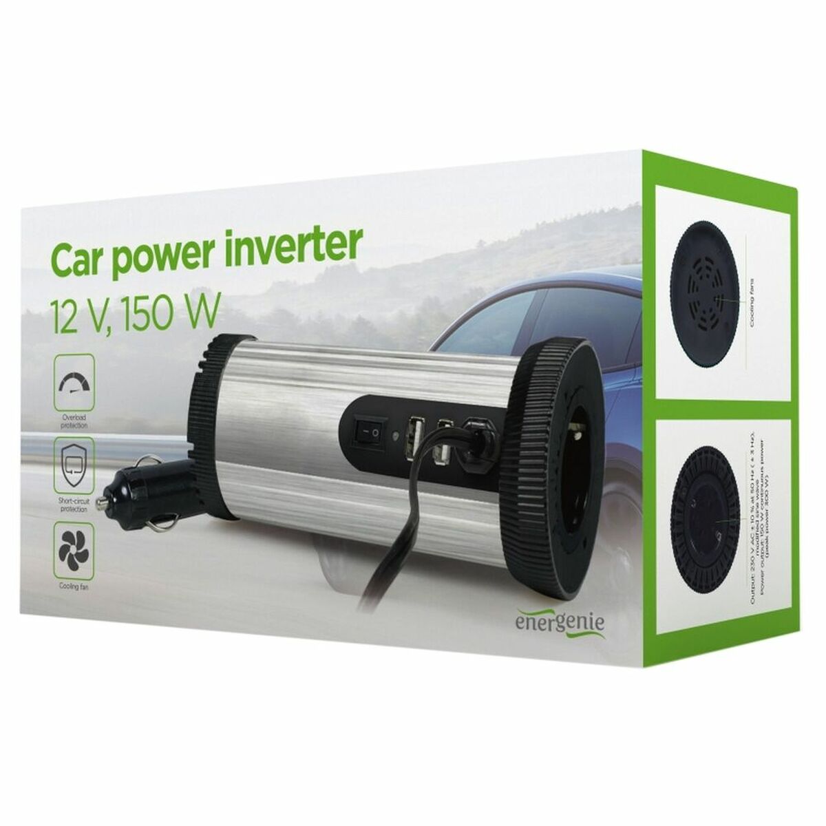 Car Charger GEMBIRD EG-PWC150-01 150W Car Charger GEMBIRD EG-PWC150-01 150W