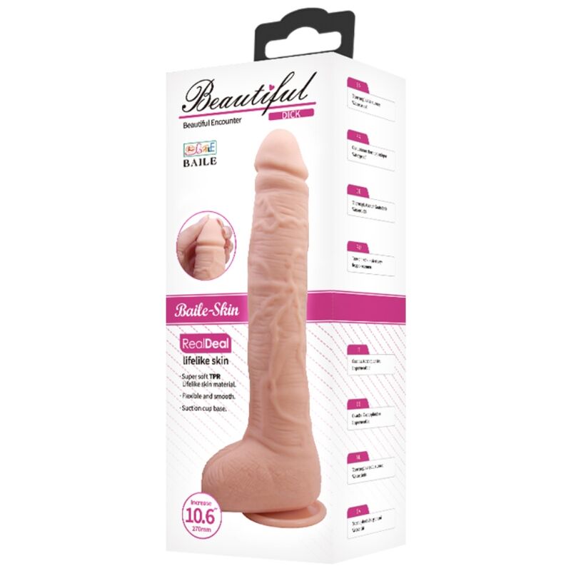 BAILE - DILDO FLEXIBLE REALISTIC