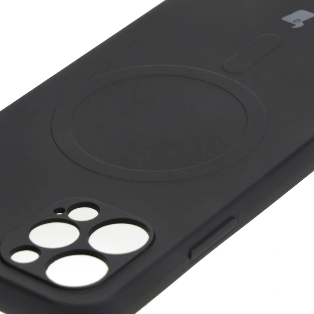 Bizon Case Silicone Magnetic Apple iPhone 12 Pro black