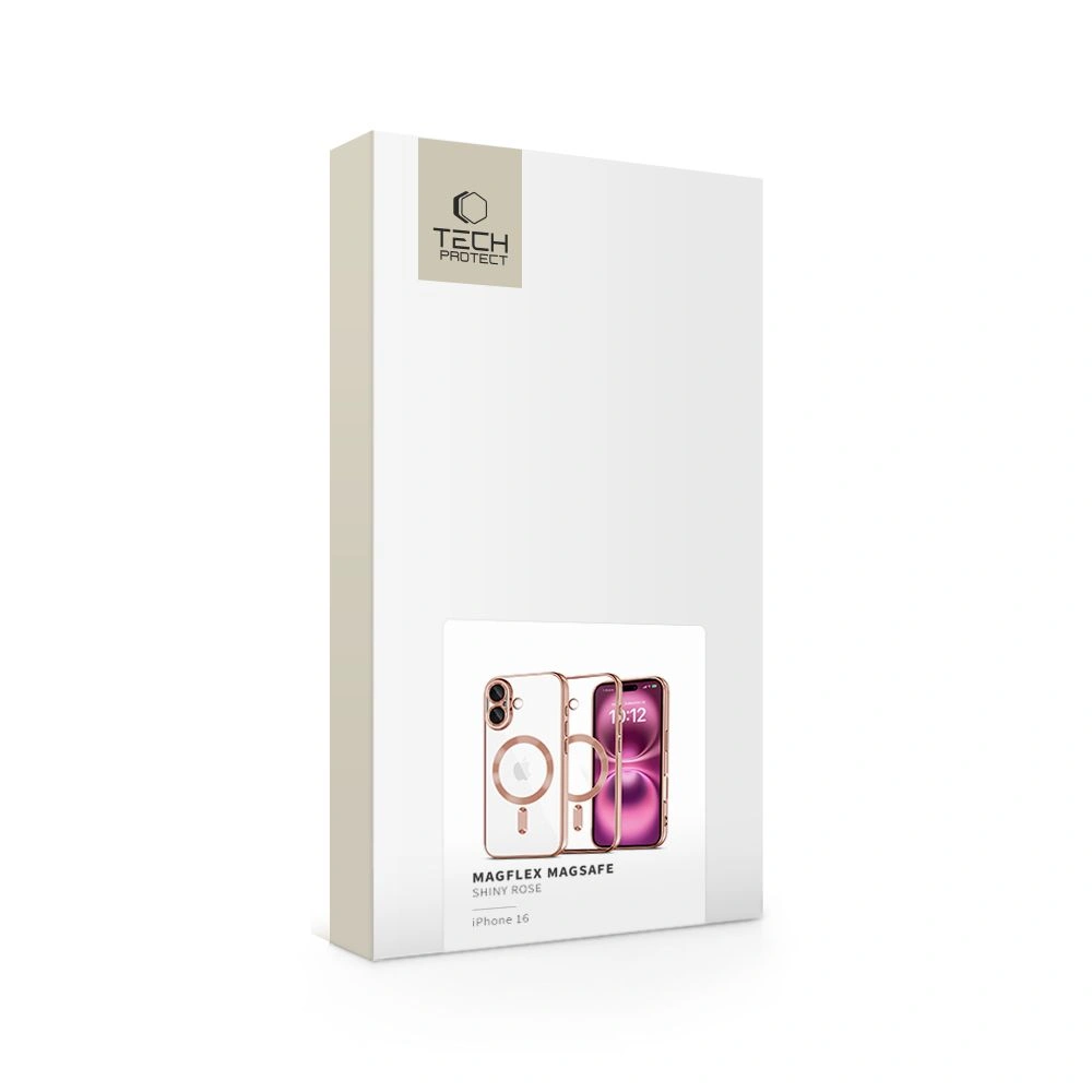 Tech-Protect MagFlex MagSafe Apple iPhone 16 Shiny Rose
