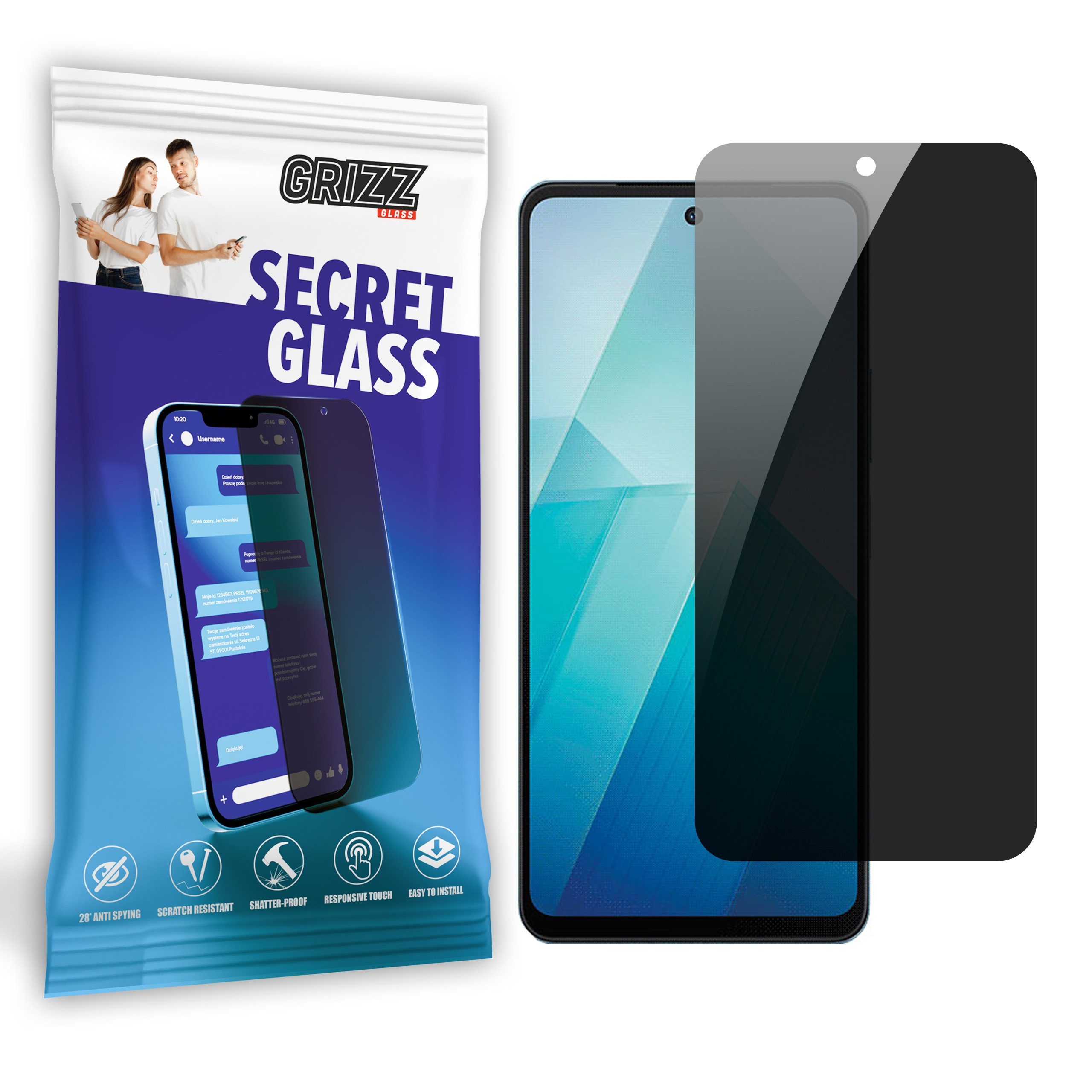 GrizzGlass SecretGlass Vivo Y100t