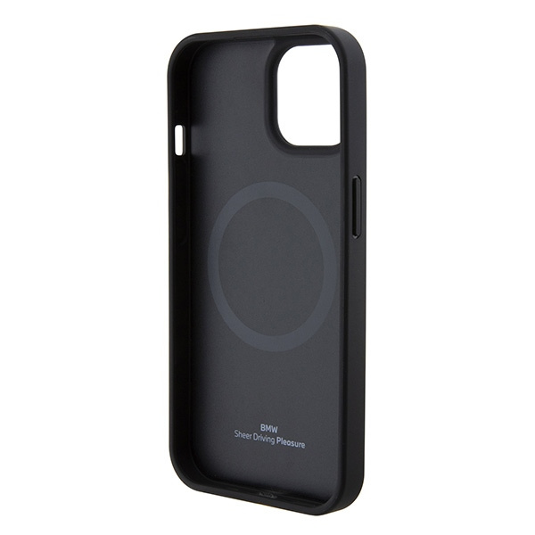 BMW BMHMP15SSLLBK Apple iPhone 15 MagSafe hardcase Signature Logo Imprint black