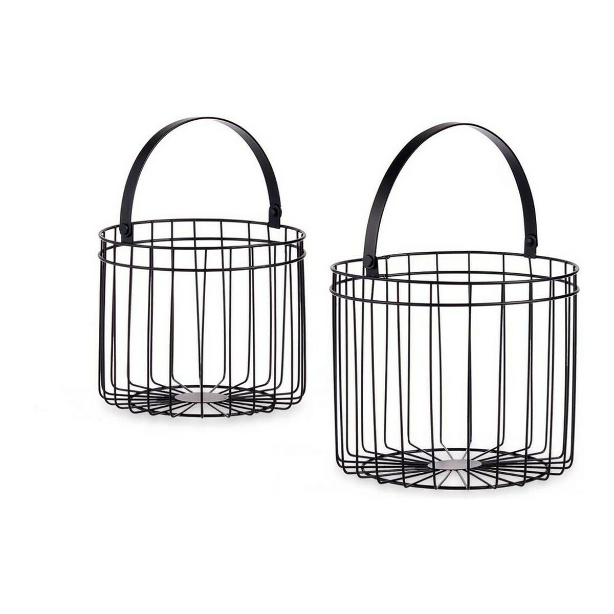 Basket Cylindrical Metal (2 pcs)