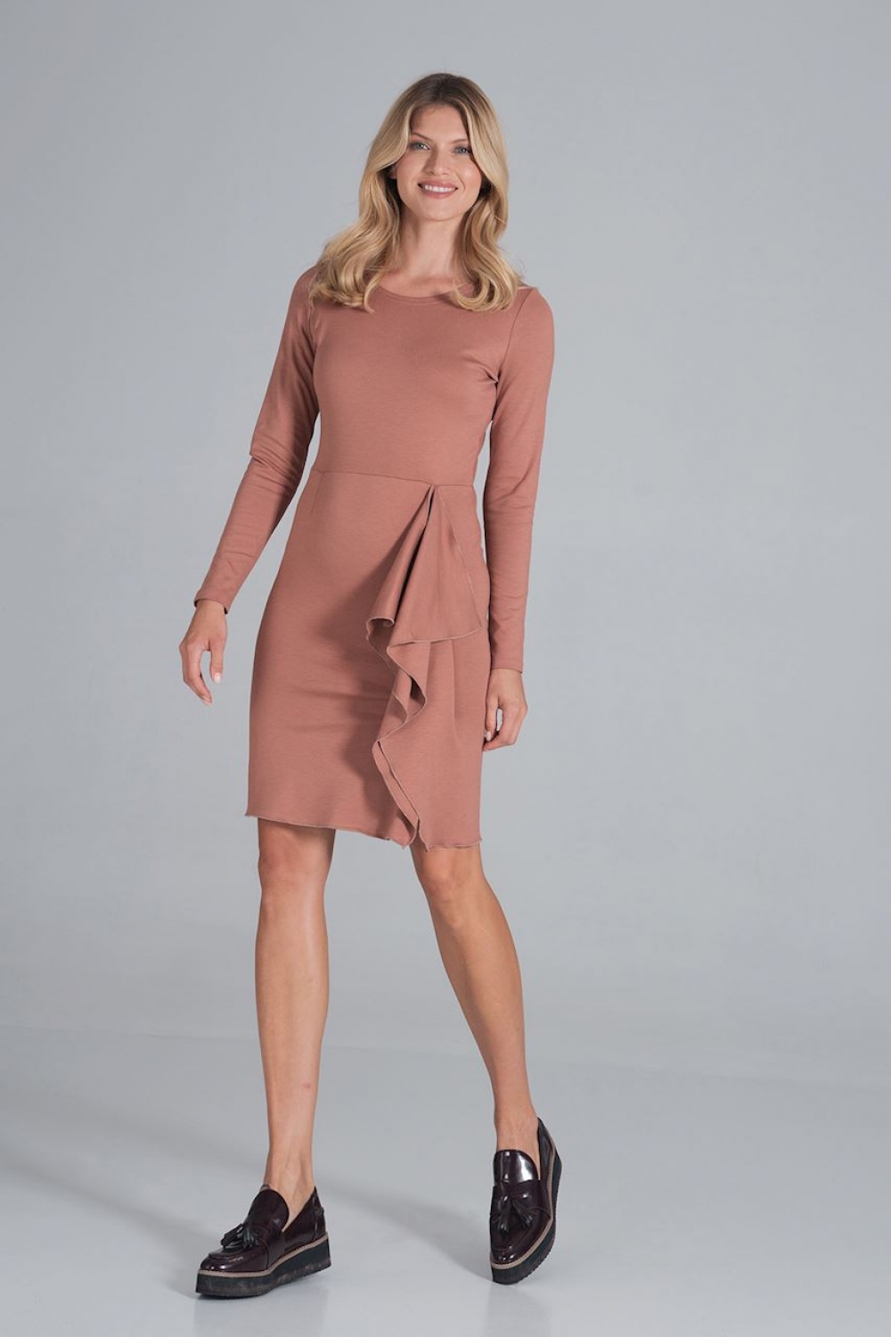  Cocktail dress model 160970 Figl  brown