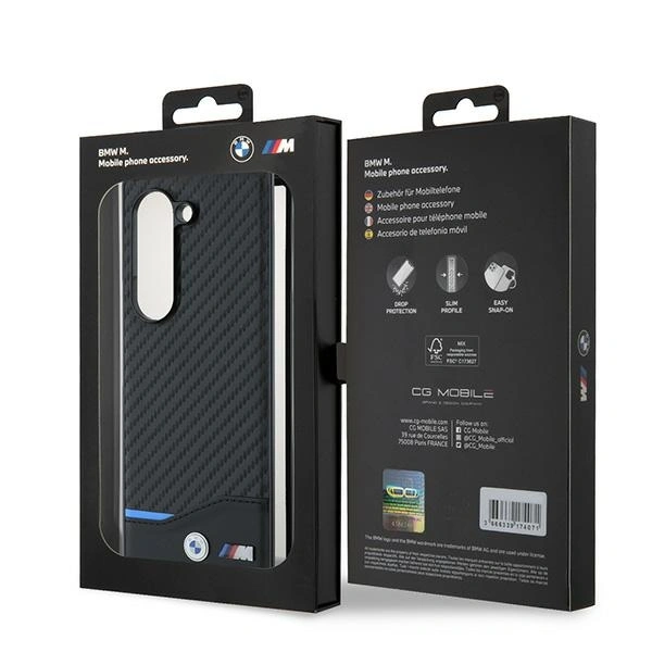 Case BMW BMHMZFD622NBCK Samsung Galaxy Z Fold6 MagSafe Carbon black/black