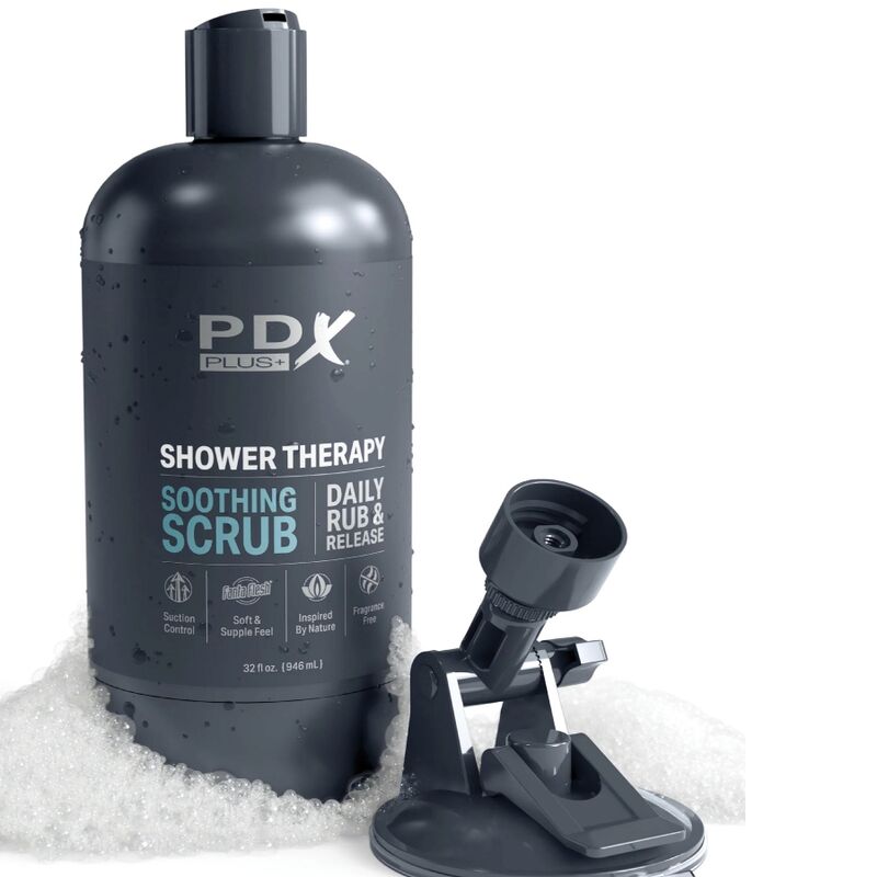 PDX PLUS - STROKER DISCREET DESIGN SHAMPOO BOTTLE SOOTHING SCRUB