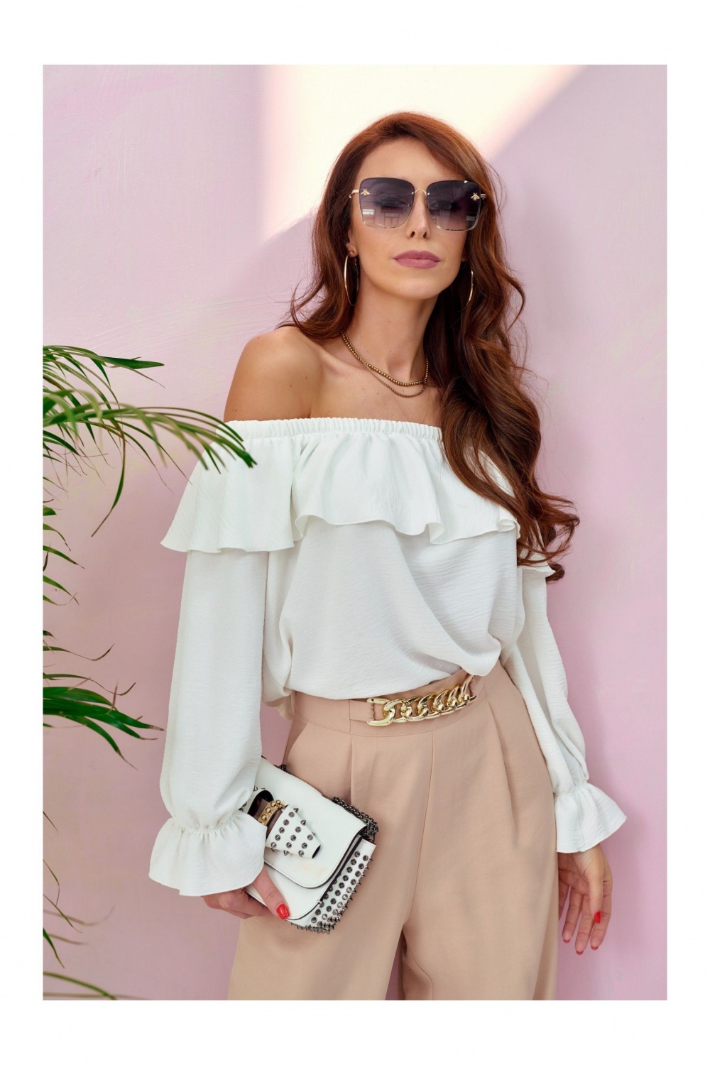  Blouse model 182657 Roco Fashion  beige