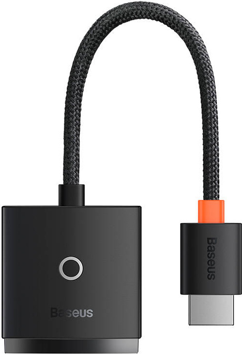Baseus Lite Series HDMI to VGA Adapter with audio (black)
