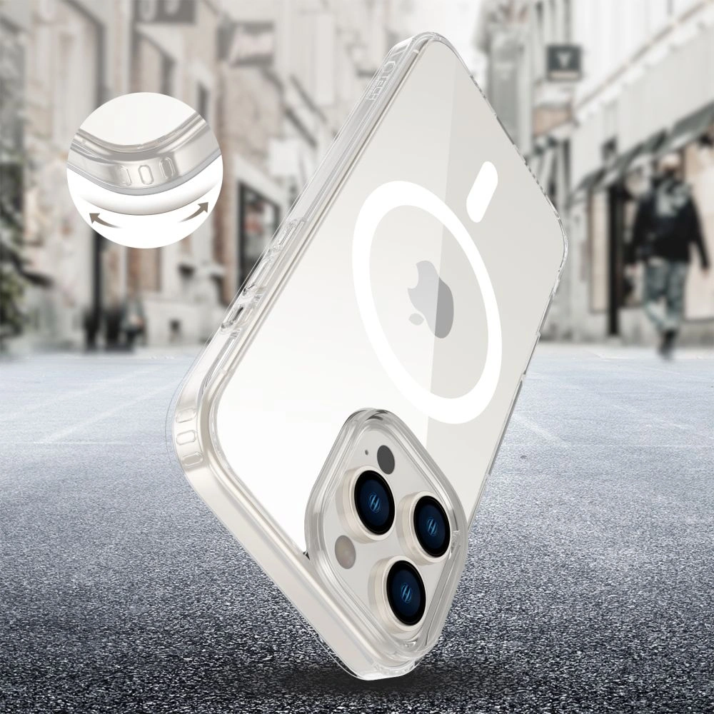 Tech-Protect Flexair Hybrid CC MagSafe Apple iPhone 16 Pro Max Clear